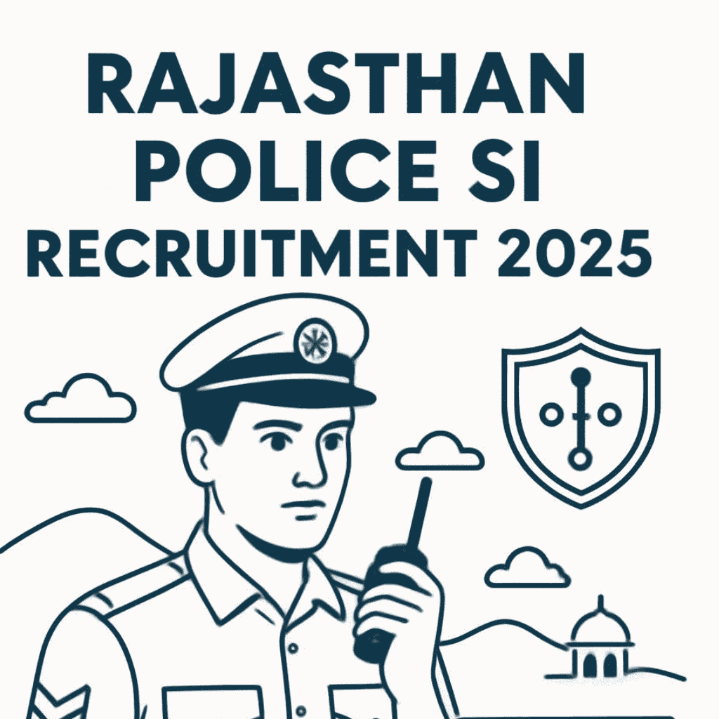 Rajasthan Police SI Recruitment 2025