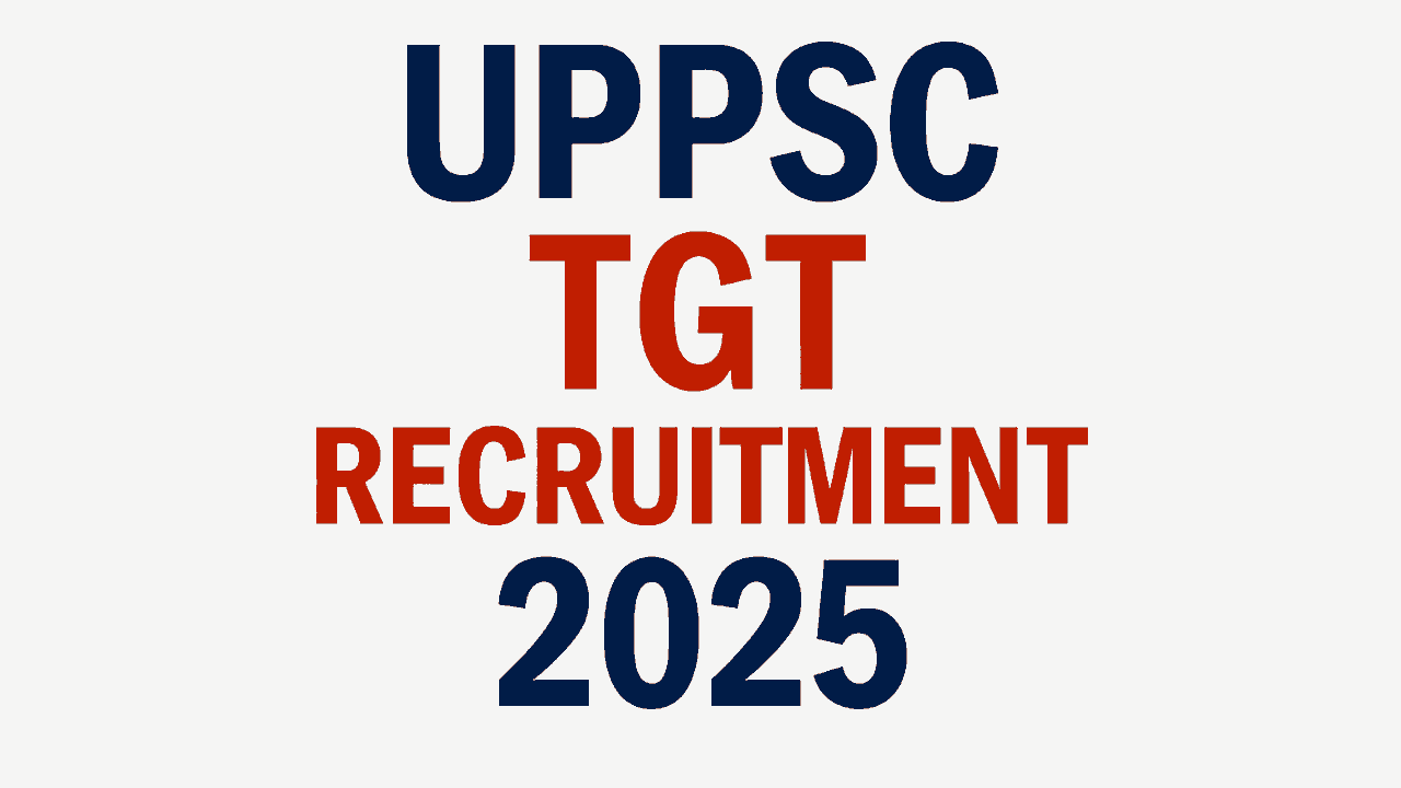 UPPSC TGT Recruitment 2025