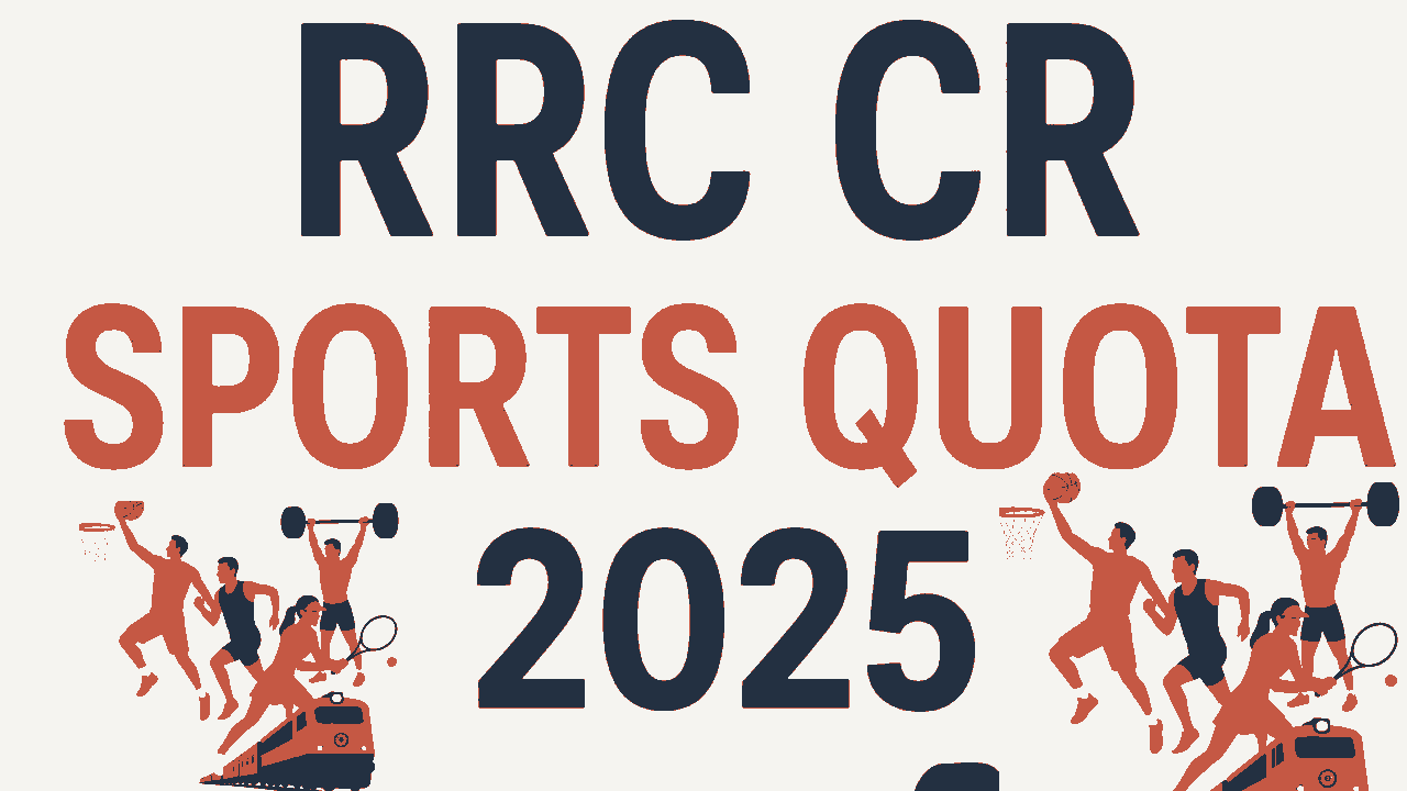  RRC CR Sports Quota Recruitment 2025