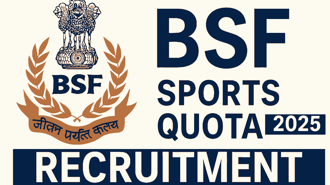BSF Sports Quota Recruitment 2025