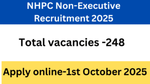 NHPC Non-Executive Recruitment 2025