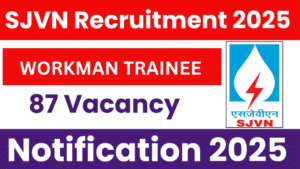 SJVN Workman Trainee Recruitment 2025
