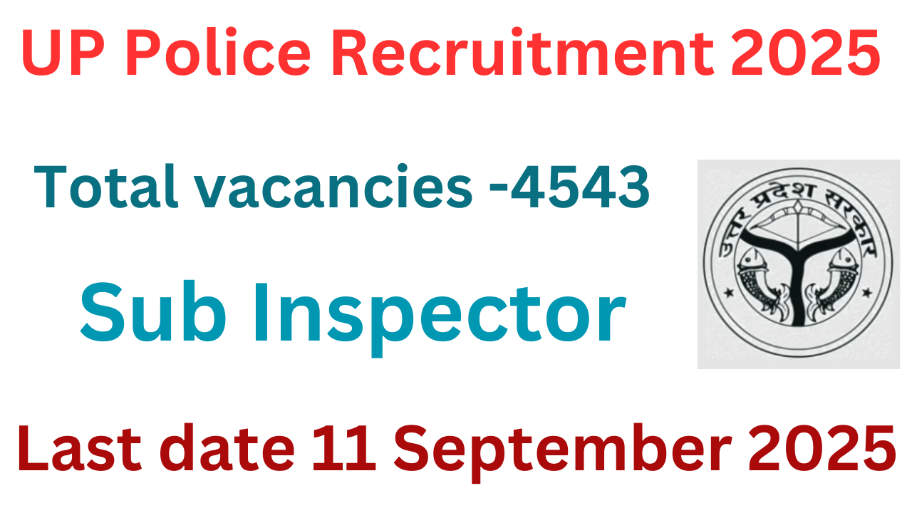 UP Police SI Recruitment 2025