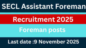 SECL Recruitment 2025