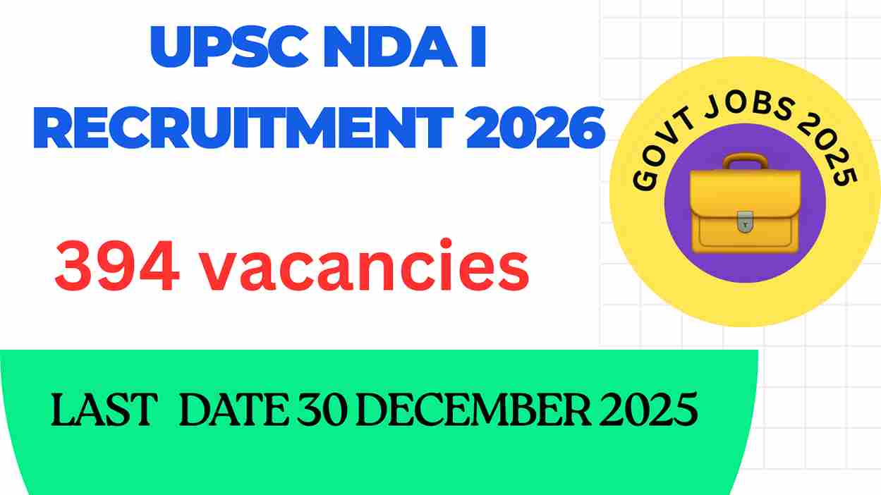 UPSC NDA I 2026