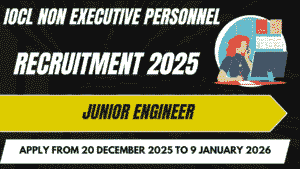 IOCL Non Executive Personnel Recruitment 2025