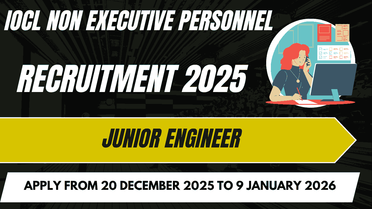 IOCL Non Executive Personnel Recruitment 2025