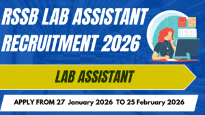RSSB Lab Assistant Recruitment 2026