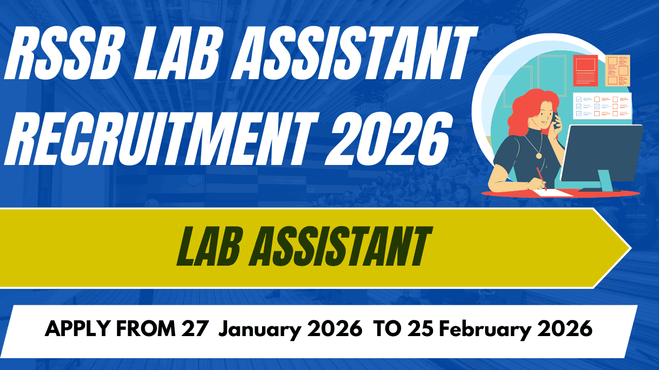 RSSB Lab Assistant Recruitment 2026