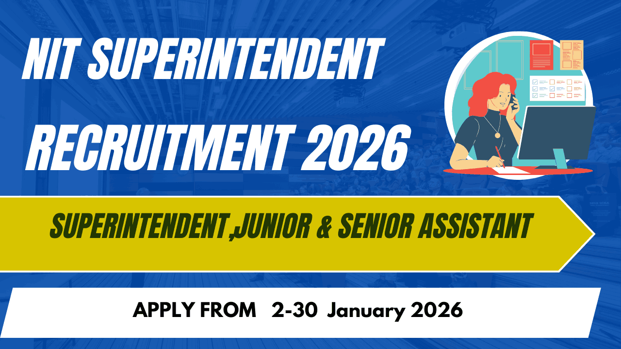 NIT Recruitment 2026