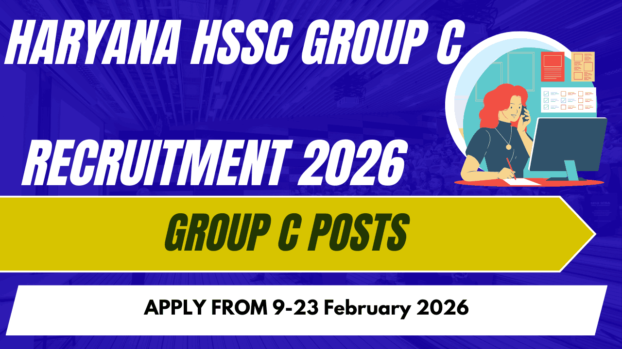 Haryana HSSC Group C Recruitment 2026