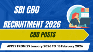 SBI Bank CBO Recruitment 2026