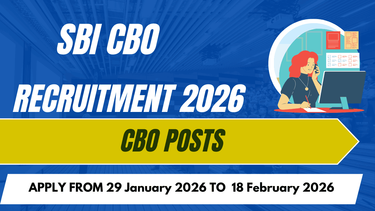 SBI Bank CBO Recruitment 2026
