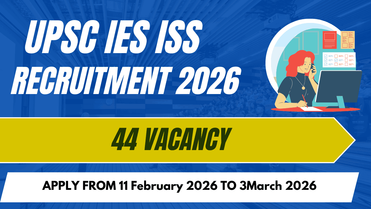 UPSC IES ISS 2026