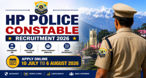 HP Police Constable  Recruitment 2026